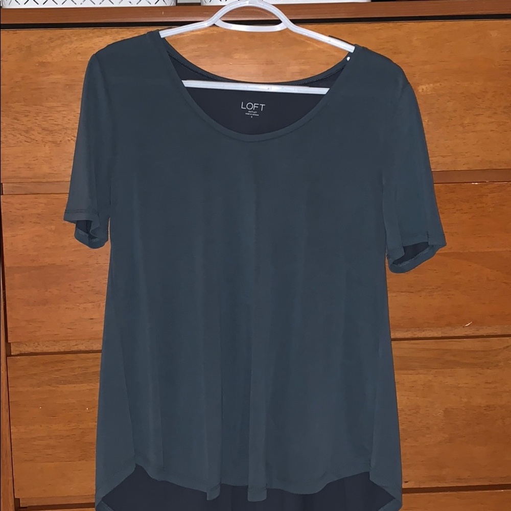 Plain blue tee